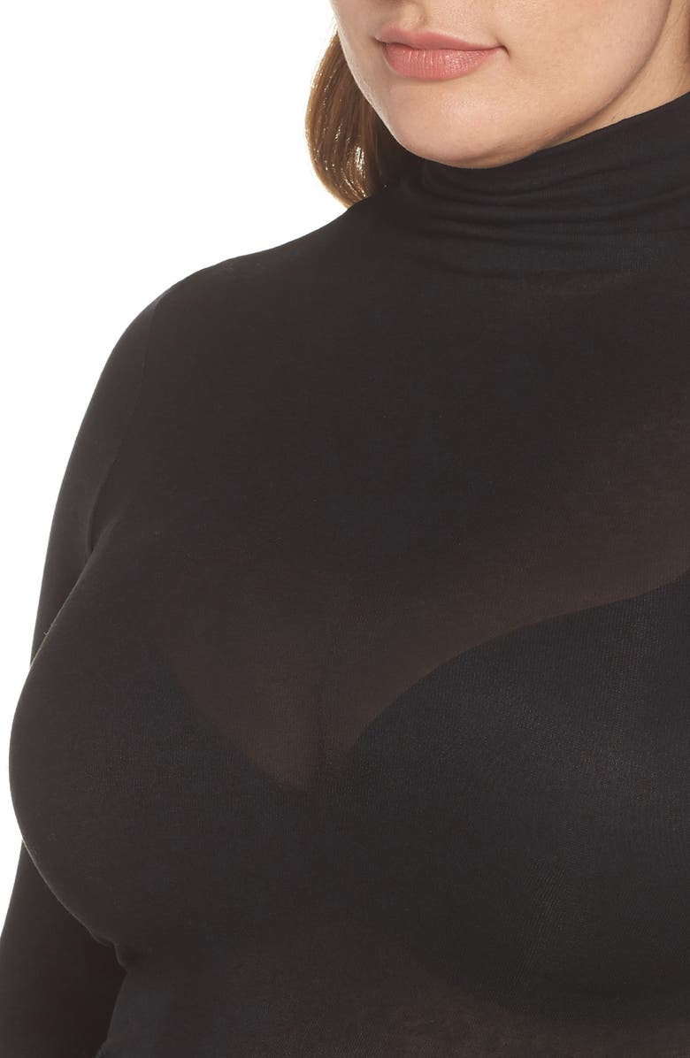 Leith Lightweight Long Sleeve Funnel Neck Top, Alternate, color, 