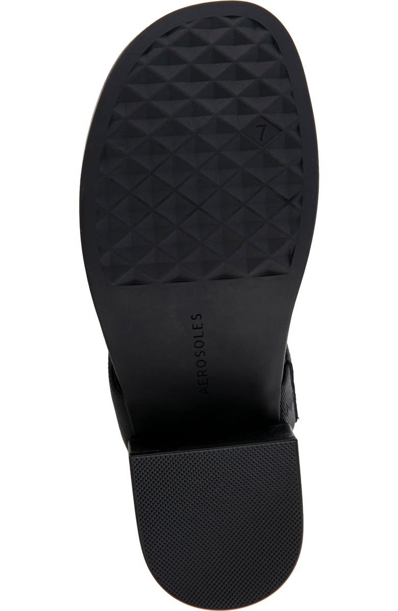Aerosoles Clio T-Strap Sandal, Alternate, color, Black Leather