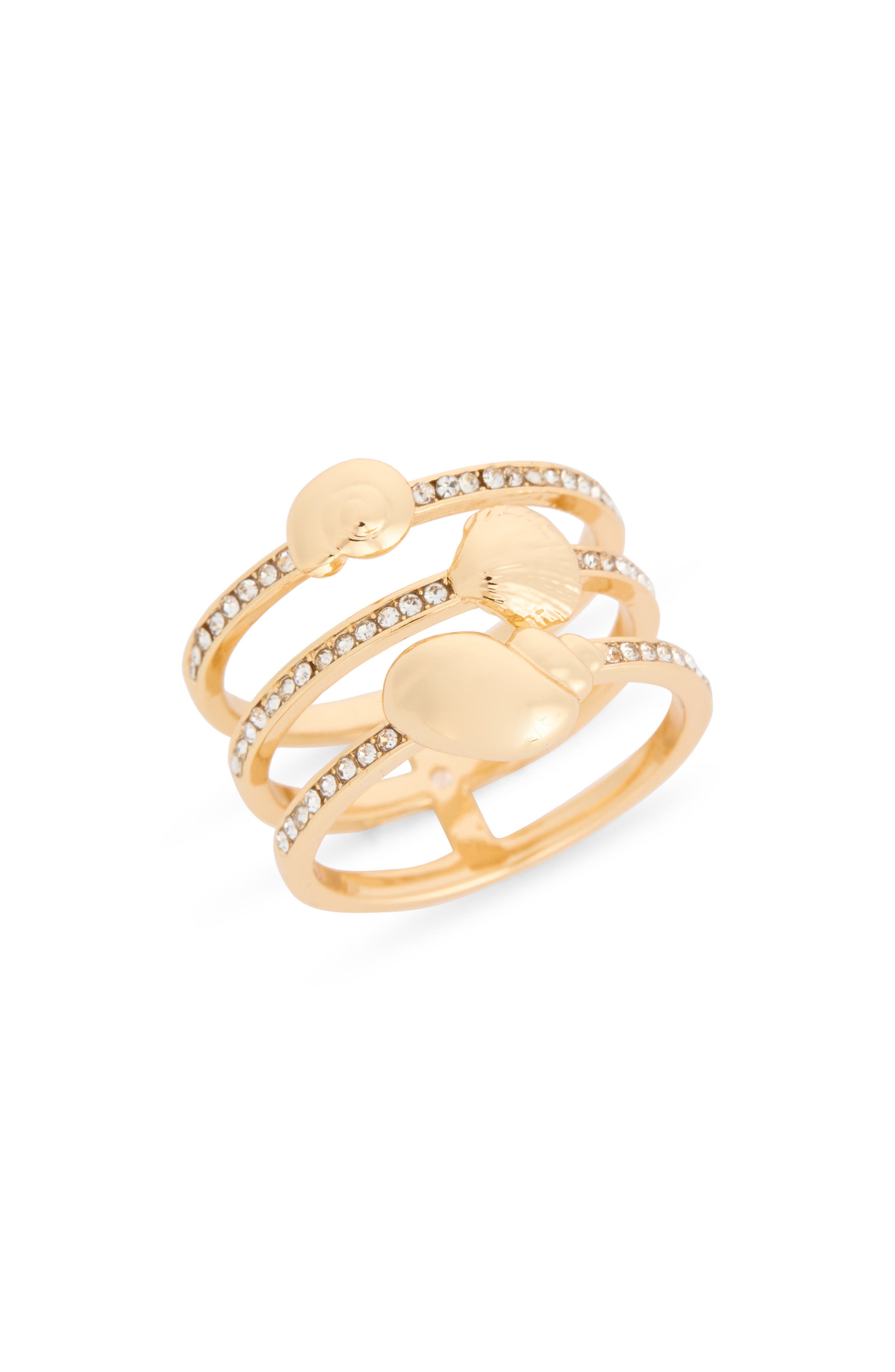 Set of 3 Shell Rings
