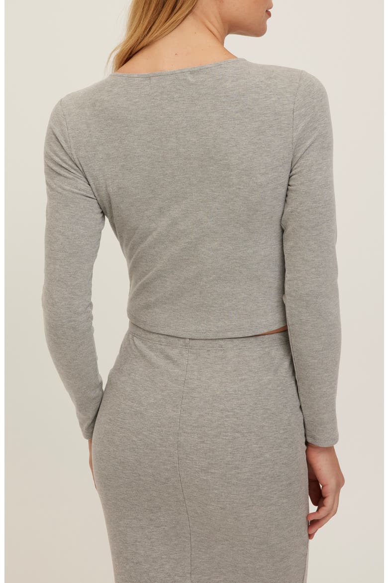 Del Rey Cardigan, Alternate, color, HTGREY