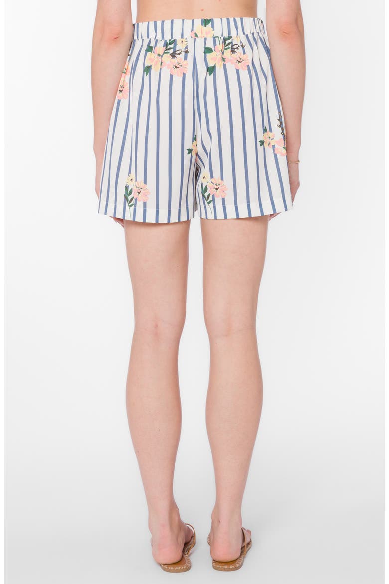 Fedra Pull-On Shorts, Alternate, color, COAST FLORAL BLUE
