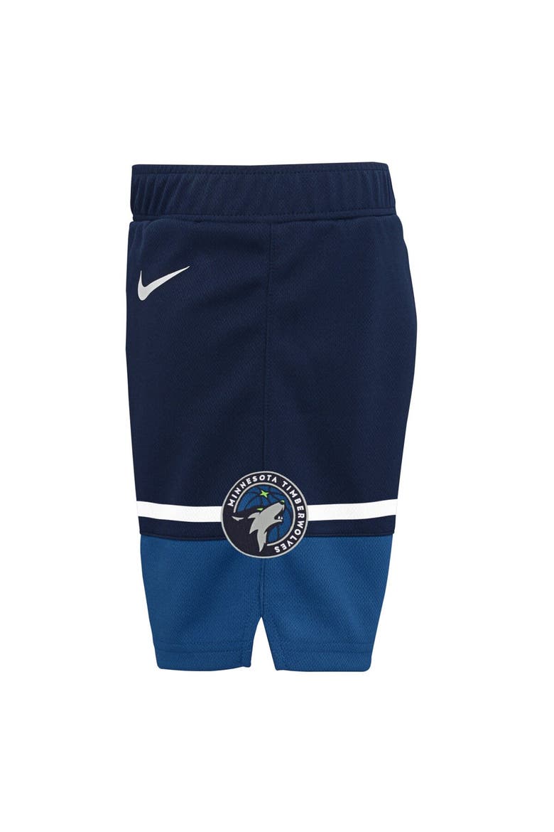 Preschool Nike Navy Minnesota Timberwolves Icon Replica Shorts, Alternate, color, Navy