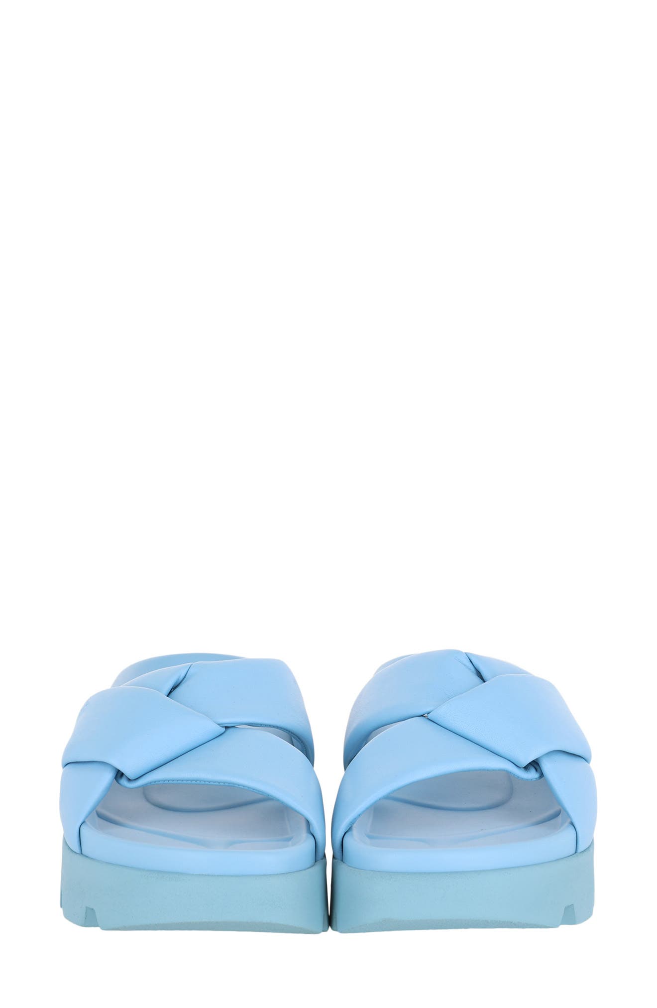 FERRAGAMO Lug Sole Slide Sandal, Alternate, color, Blue