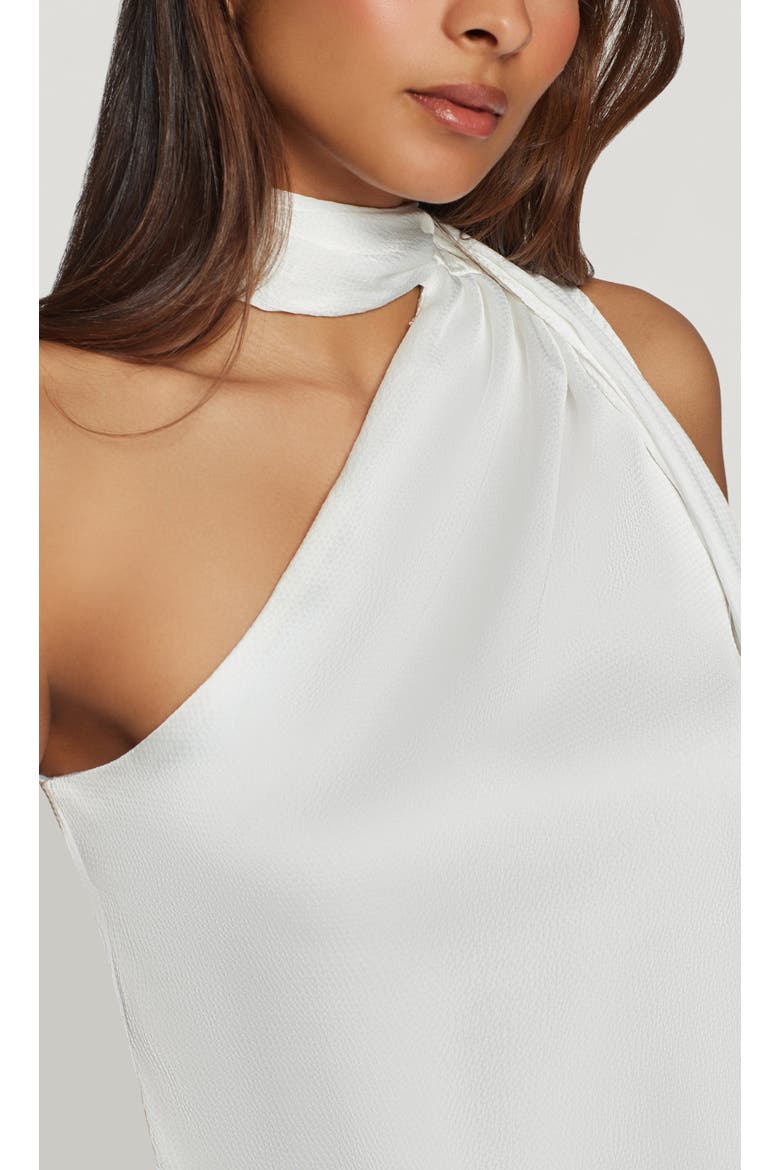 Caliope Hammered Scarf Blouse, Alternate, color, White
