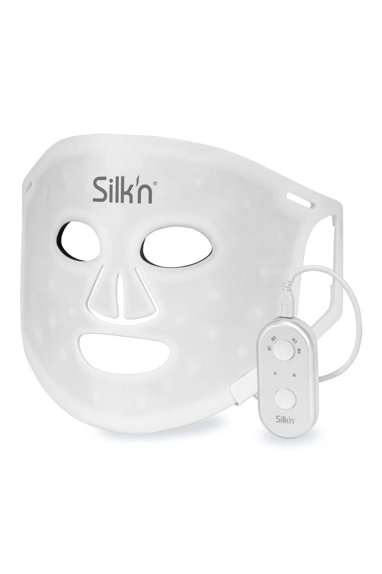 LED Face Mask, Main, color, WHITE