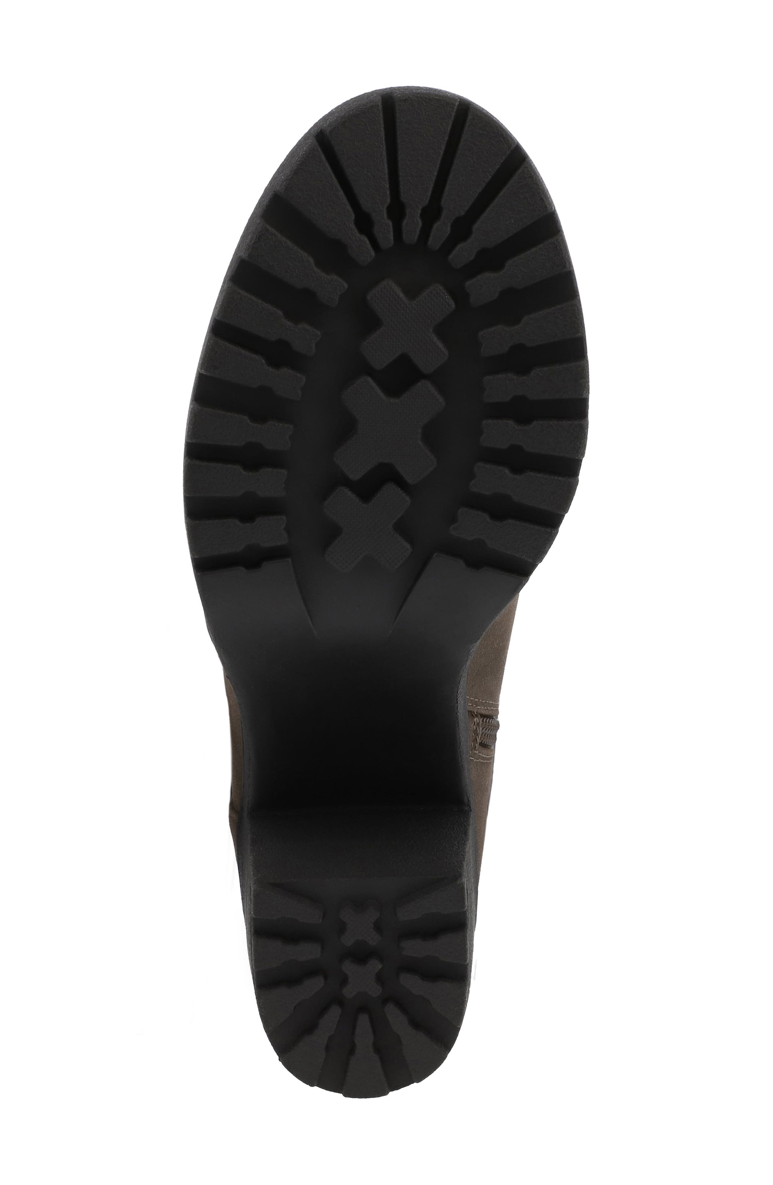 Annamaria Lug Sole Combat Boot, Alternate, color, CHOCOLATE