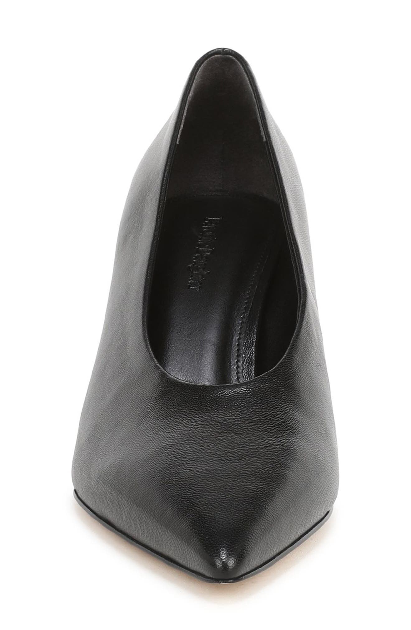 Zoe Leather Pump, Alternate, color, BLACK