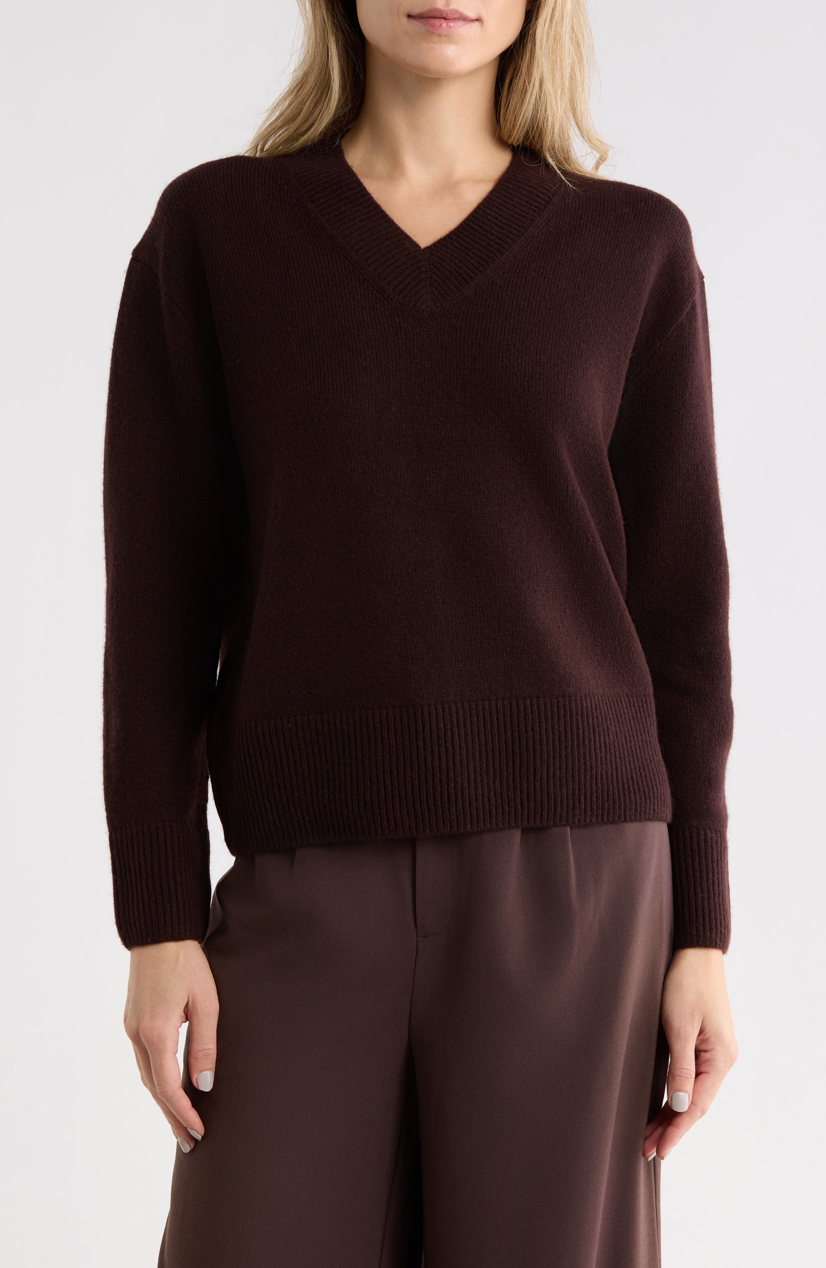 Boxy Wool & Cashmere Sweater