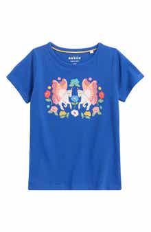 Mini Boden Kids' Short Sleeve Appliqué T-Shirt