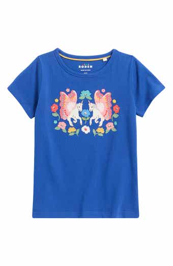 Mini Boden Kids' Short Sleeve Appliqué T-Shirt