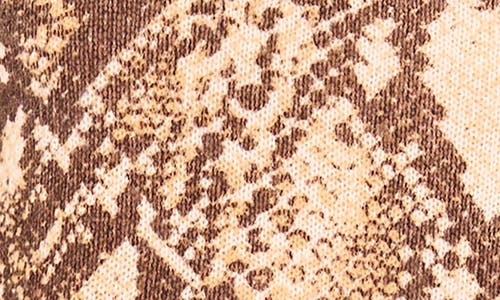 Vince Camuto Print Pullover Sweater In Brown
