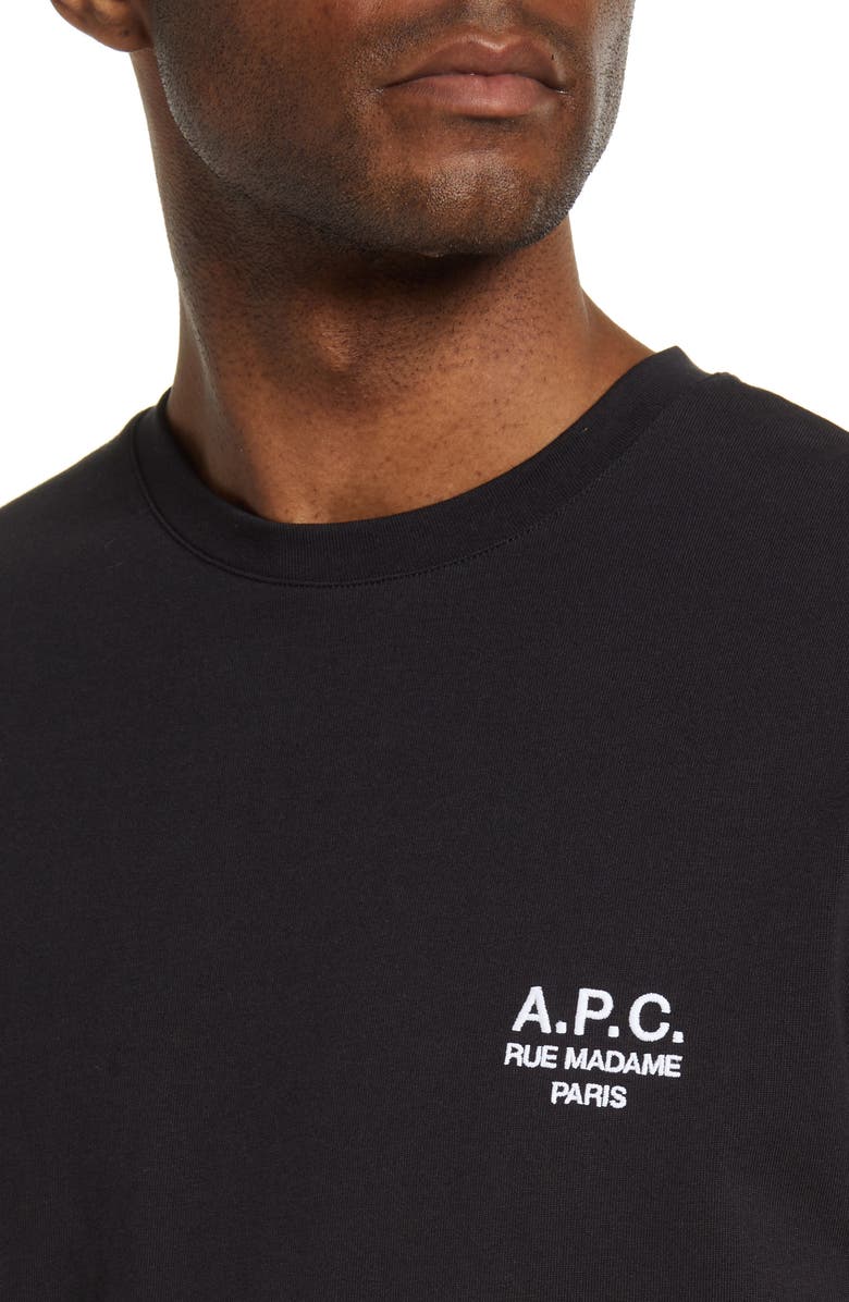 A.P.C. Raymond Cotton Crewneck T-Shirt, Alternate, color,