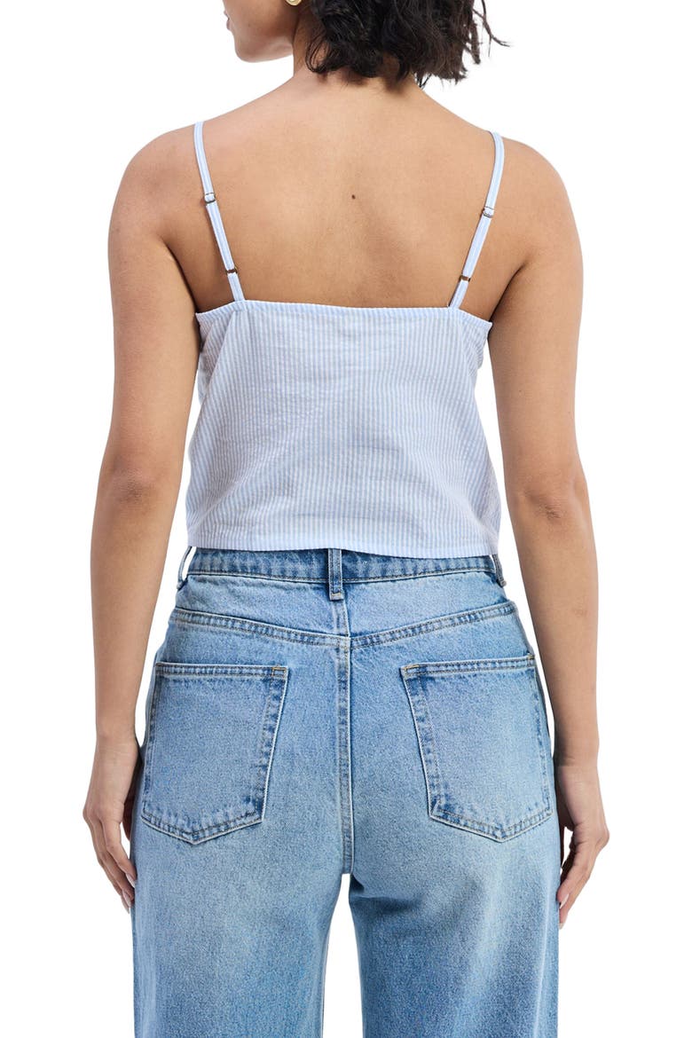 Pool Day Tan Lines Stripe Camisole, Alternate, color, Linear Rhythm