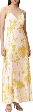 AllSaints Irina Floral Maxi Slipdress