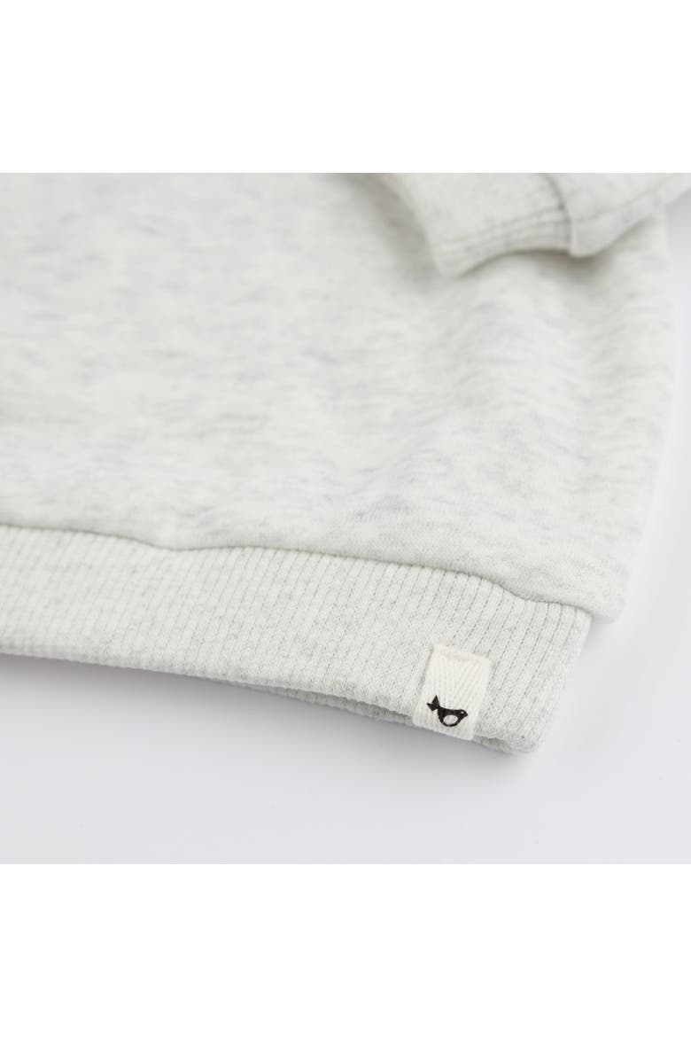 "Dude" Denim Applique Brooklyn Boxy, Alternate, color, Heather Grey