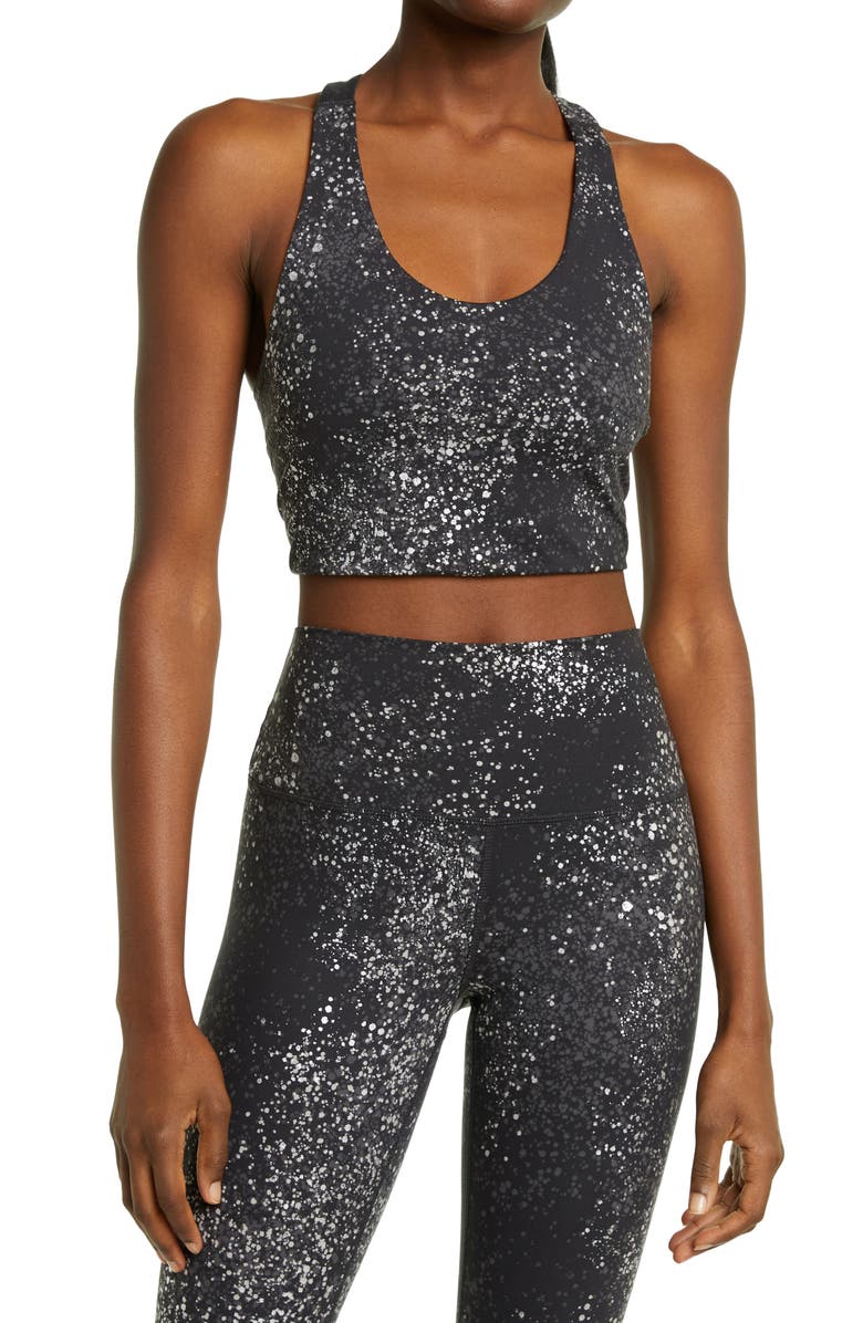 Zella Studio Lite Longline Sports Bra, Main, color,