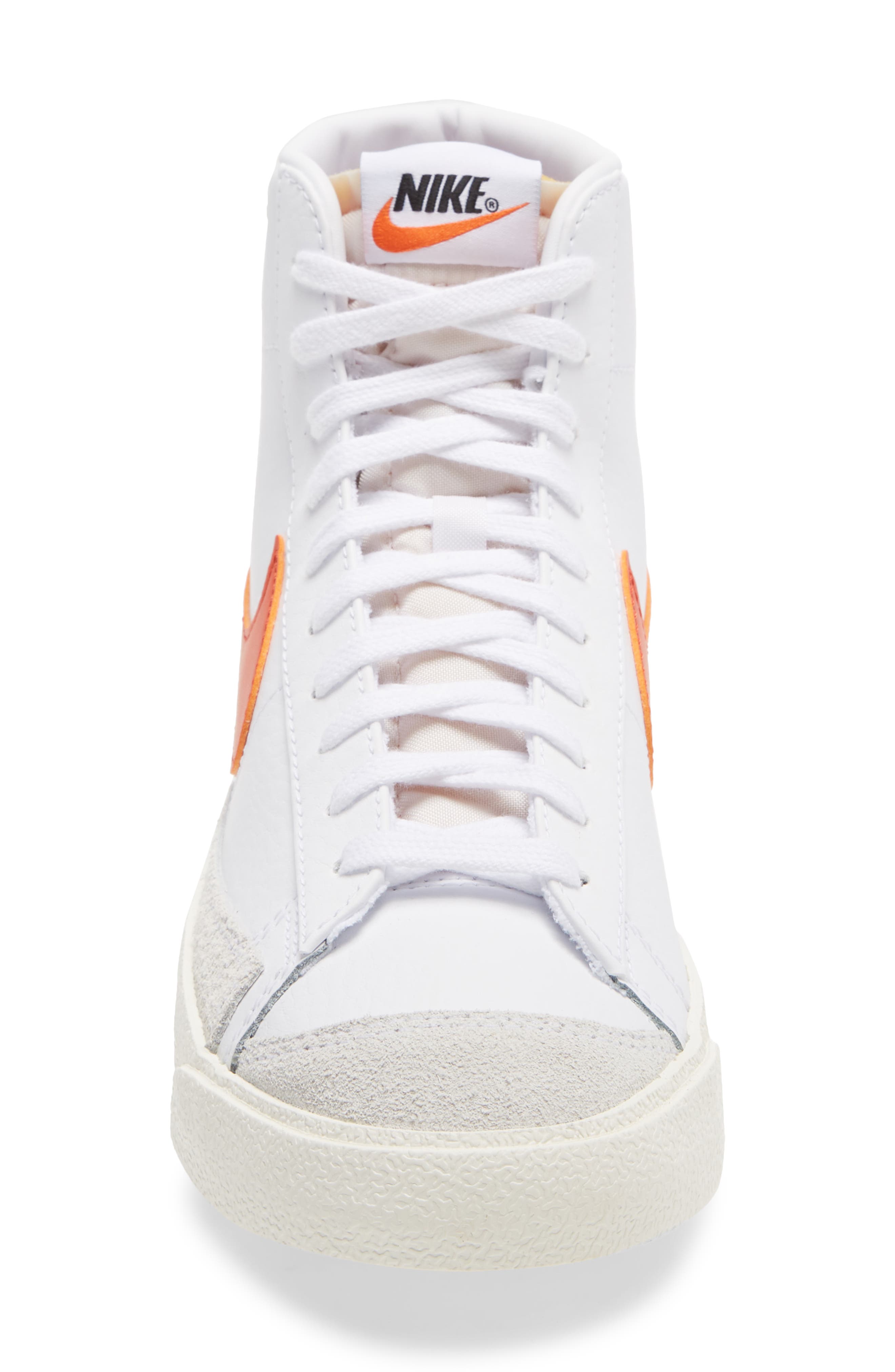 Blazer Mid '77 Vintage Sneaker, Alternate, color, WHITE/MANTRA ORANGE-SAIL