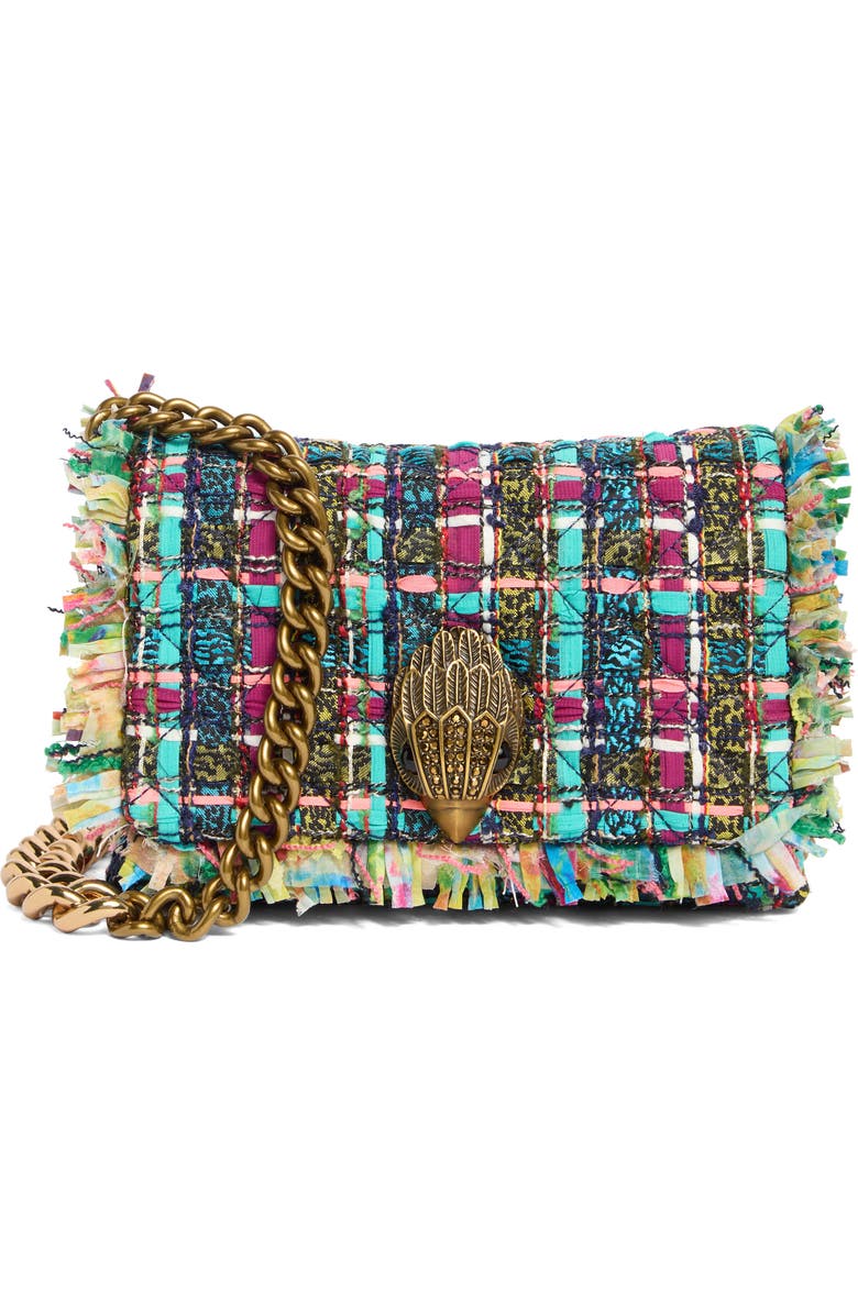 Kurt Geiger London Mini Kensington Shoulder Bag, Main, color, Purple Multi