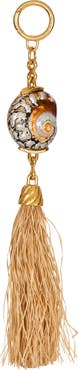 Balmain Shell and tassel charm