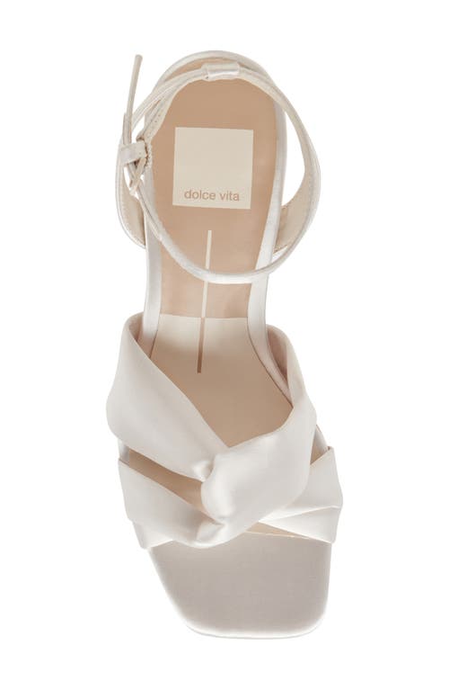 Dolce Vita 'brenna' Pump In Ivory Satin