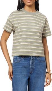 Scotch & Soda Boxy Yarn Dye Stripe T-Shirt