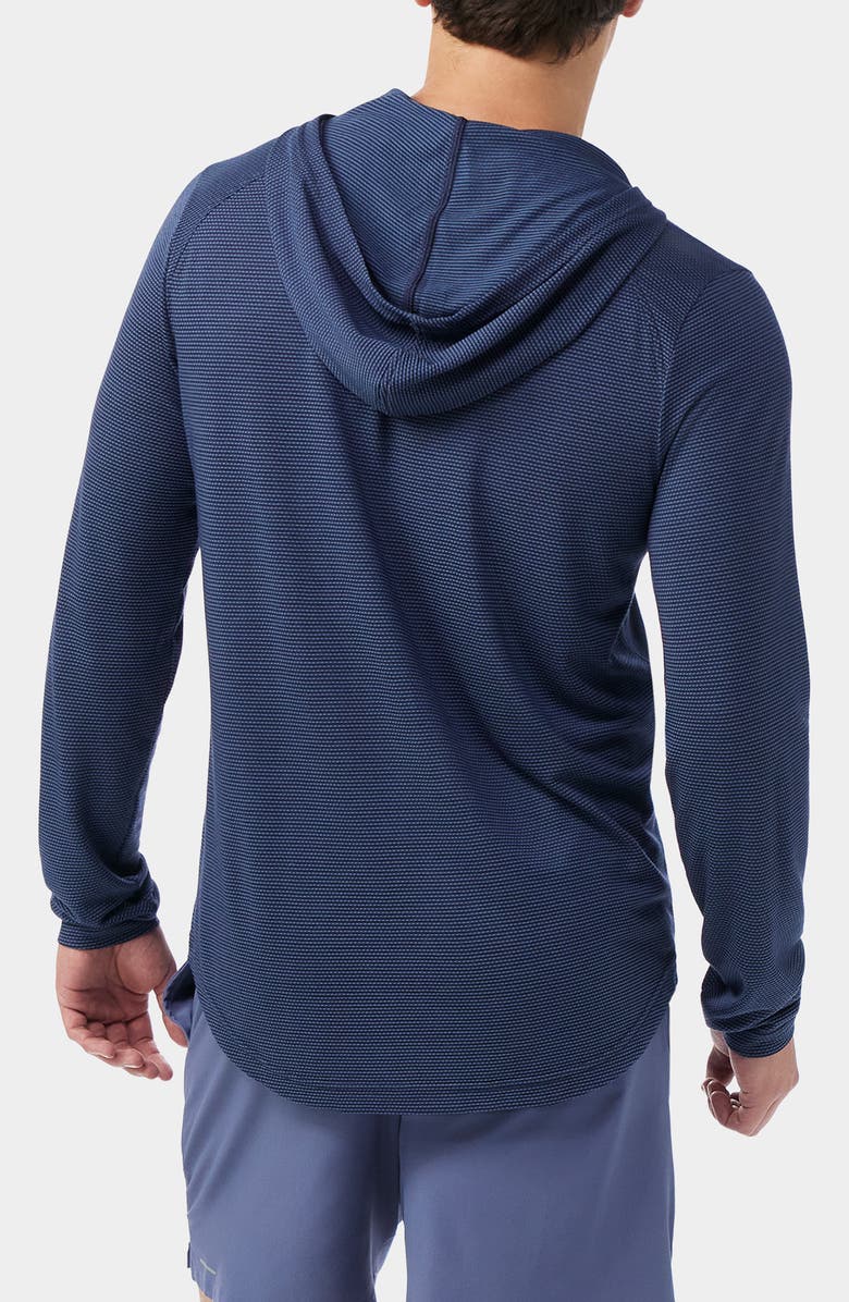 Smartwool Active Mesh Pulllover Hoodie, Alternate, color, Nightfall Deep Navy