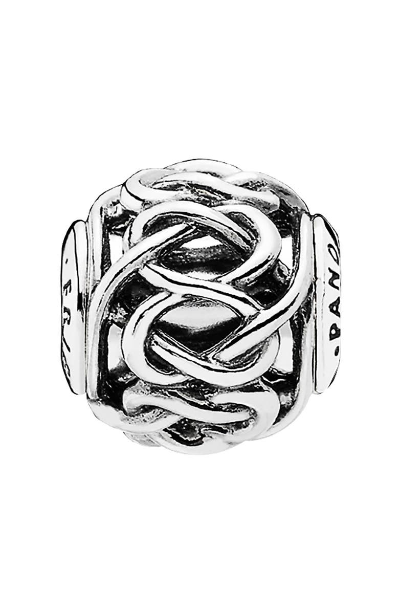 PANDORA 'Essence - Friendship' Bead Charm, Main, color, 