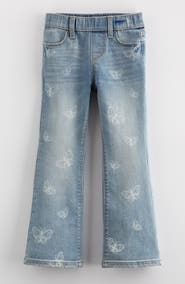 Tucker + Tate Kids' Distressed Pull On Stretch Flare Leg Jeans