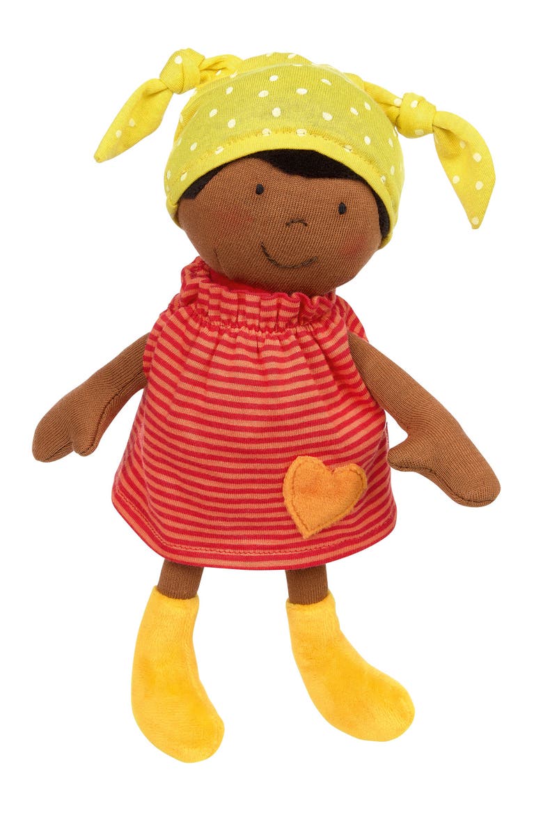 Plush Doll with Red Outfit, Main, color, Multicolored