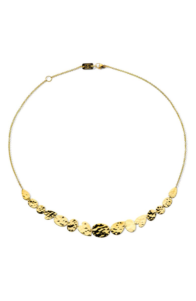 Ippolita Classico Crinkle Collar Necklace, Main, color, 