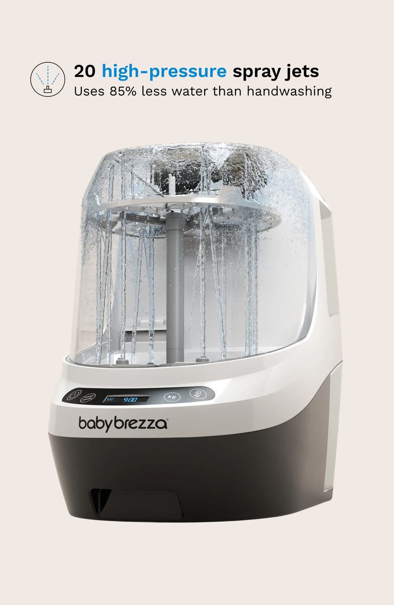 BABY BREZZA Bottle Washer Pro<sup>®</sup>, Alternate, color, White/ Black