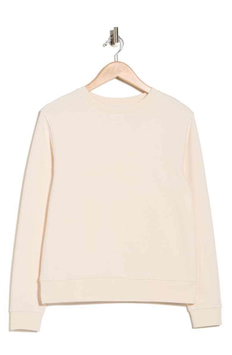 Vince Crewneck Cotton Sweatshirt, Alternate, color, Chiffon