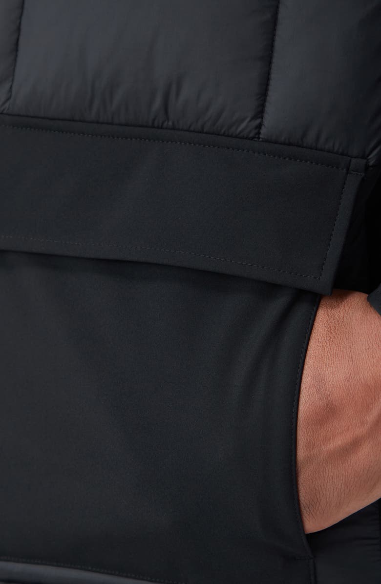 Bugatchi Quilted Hooded Field Jacket, Alternate, color, 