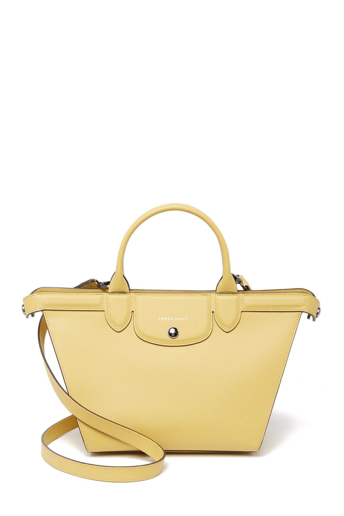 Longchamp Le Pliage Heritage Leather Satchel, Main, color, 