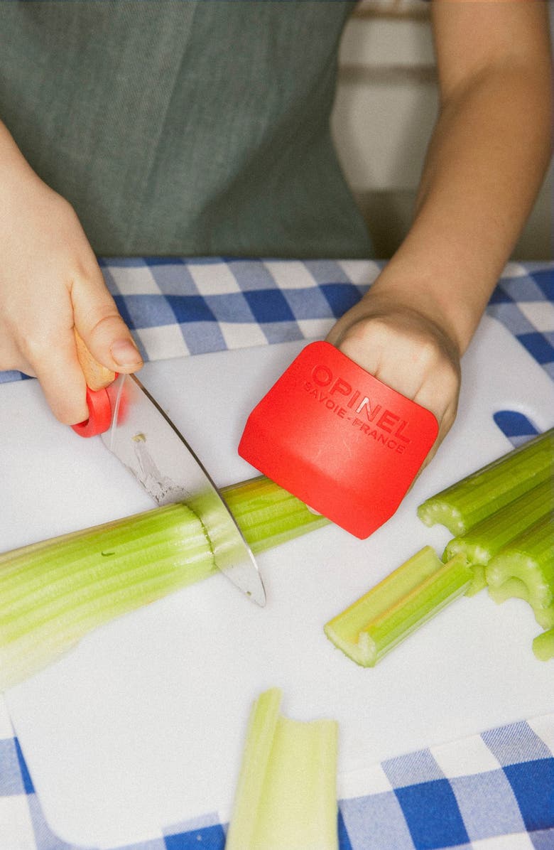 Opinel 'Le Petit Chef' Kitchen Knife & Finger Protector, Alternate, color, 
