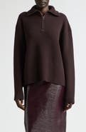 Courrèges Wool Rib Trucker Sweater