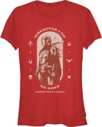 Star Wars: The Mandalorian and Grogu Junior's Wherever I Go He Goes Logo Short Sleeve Graphic T-Shirt