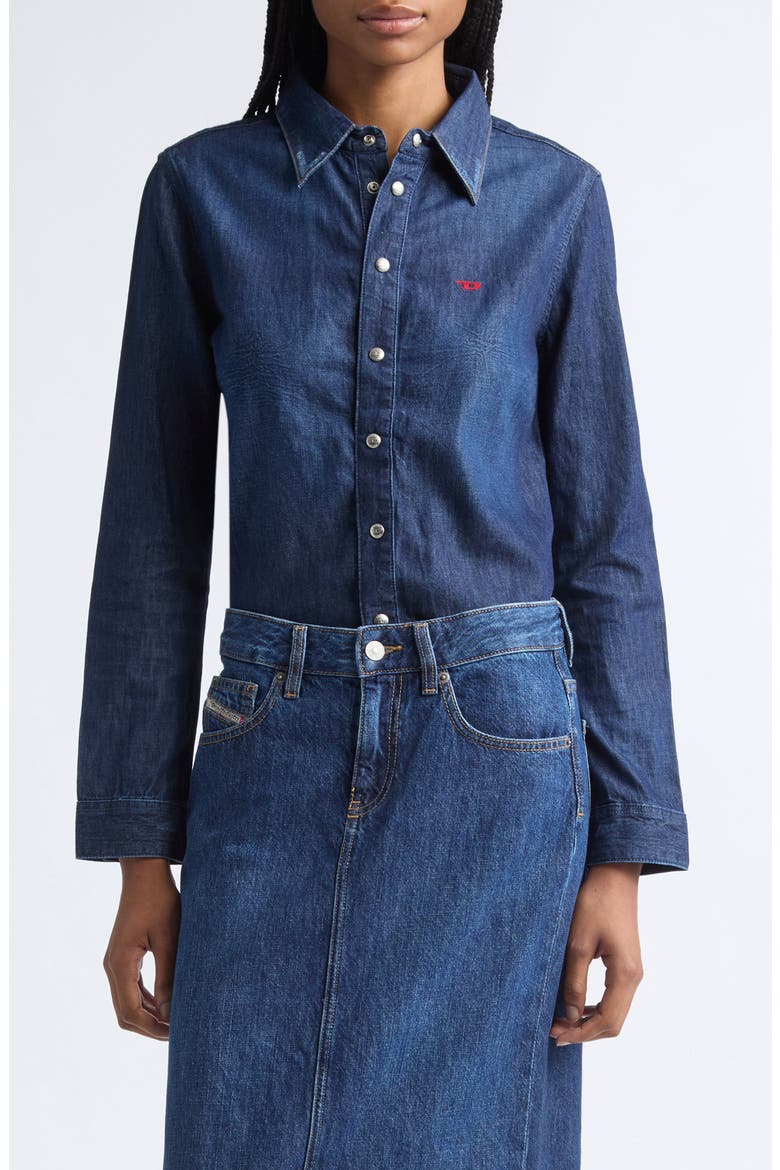 DE-Eazy Denim Shirt, Main, color, DENIM
