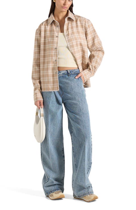 Blake Unisex Whipstitch Check Shirt