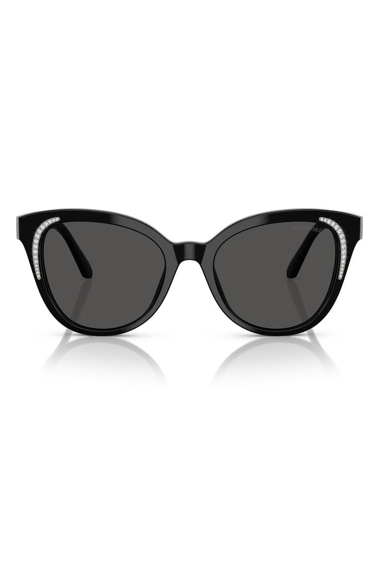 Swarovski 54mm Butterfly Sunglasses, Main, color, 