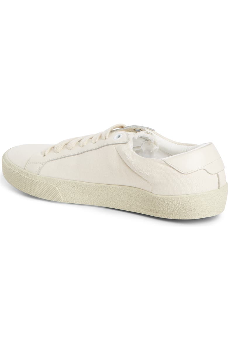 Saint Laurent Court Classic Embroidered Sneaker, Alternate, color,