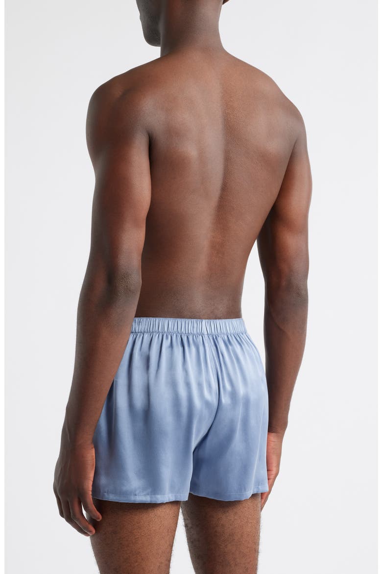 Washable Silk Boxer Shorts, Alternate, color, PASTEL BLUE