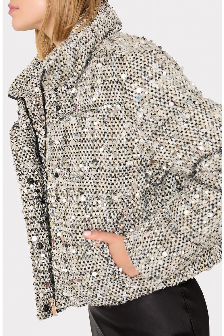Hayes Sequin Tweed Jacket, Alternate, color, BLACK MULT