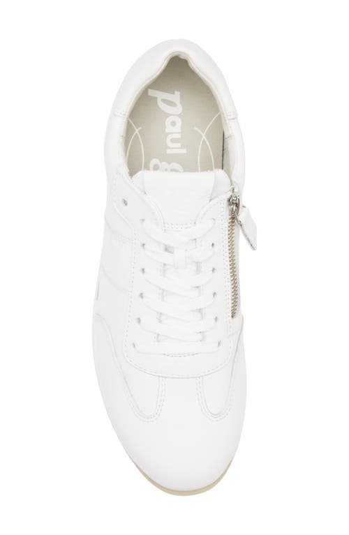 Paul Green Augusta Sneaker In White Leather