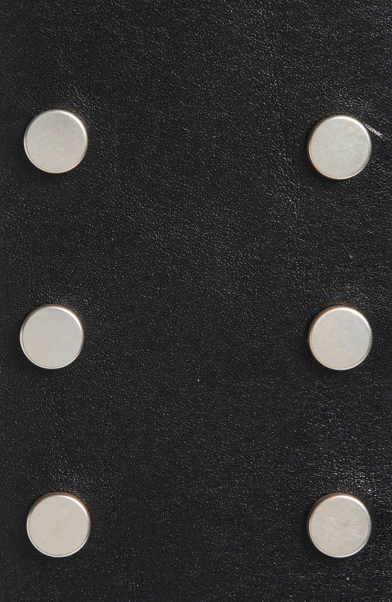 Free People Hex Stud Leather Hip Belt, Alternate, color,