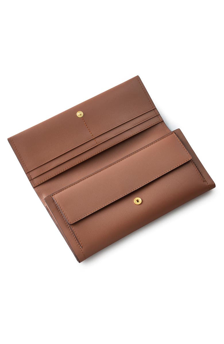 Radley Heritage Lane Large Flapover Wallet, Alternate, color, Saddle