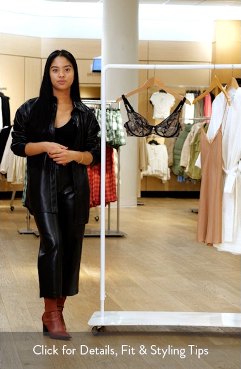 Orchids Underwire Plunge Bra, sales video thumbnail