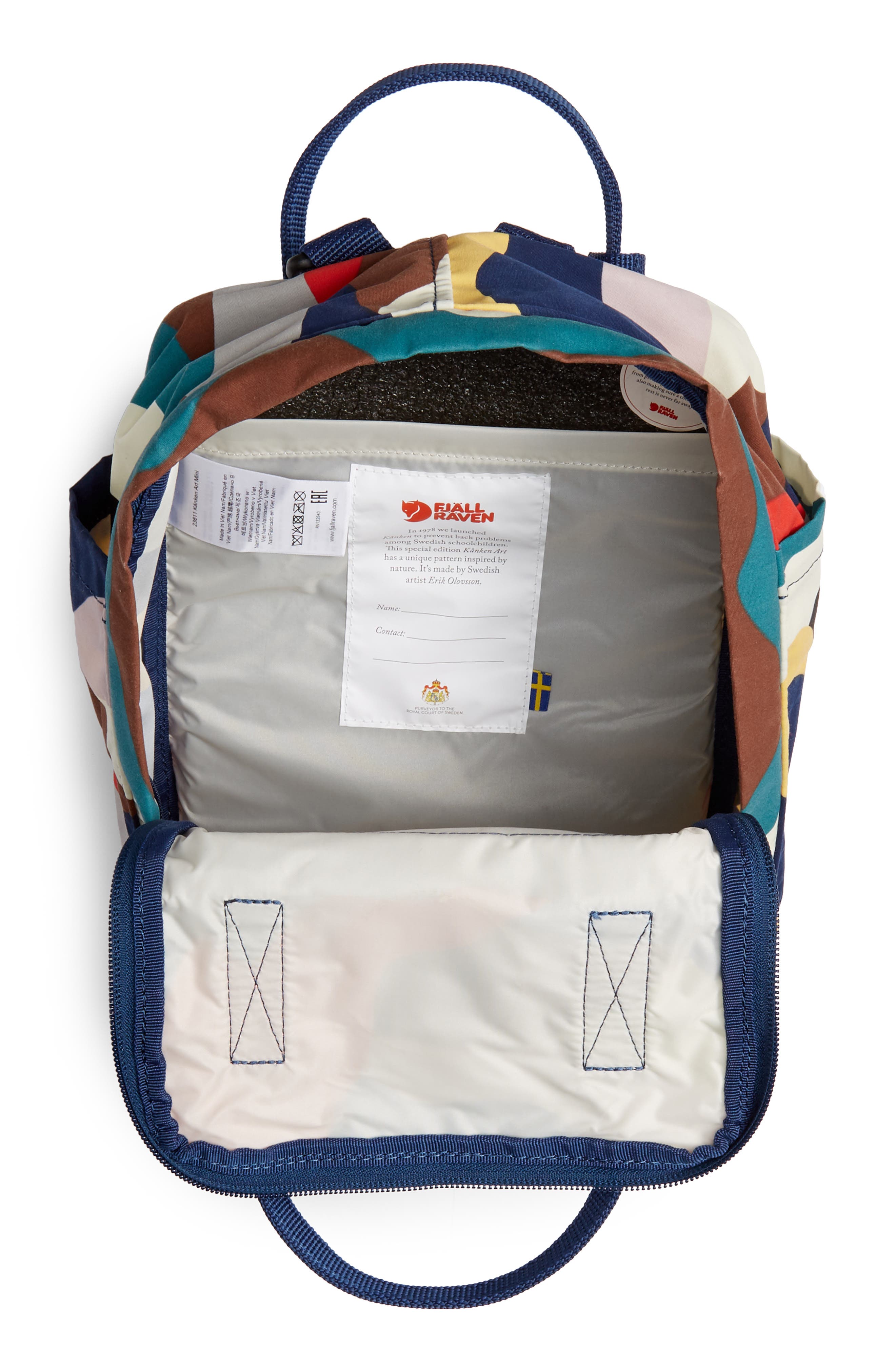 Fjällräven Kånken Art Water Resistant Mini Backpack, Alternate, color, 