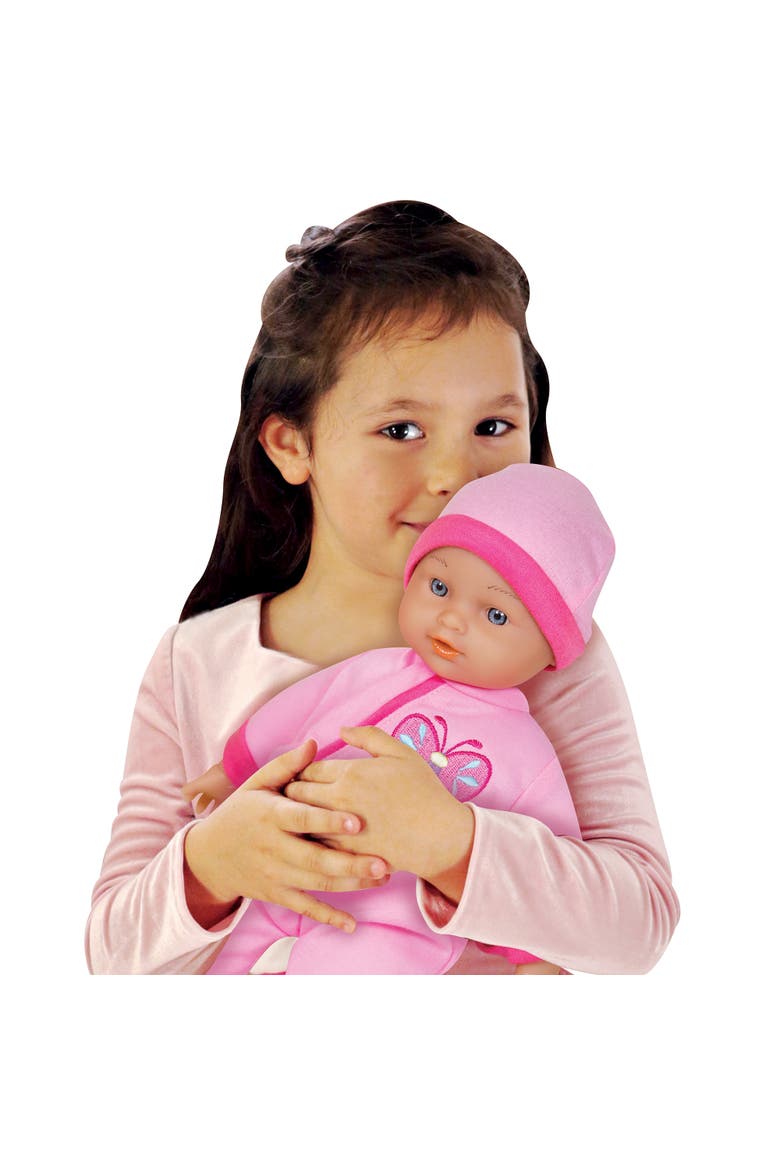 Talking Baby Doll, Pink & Butterfly Outfit, Alternate, color, Multicolored