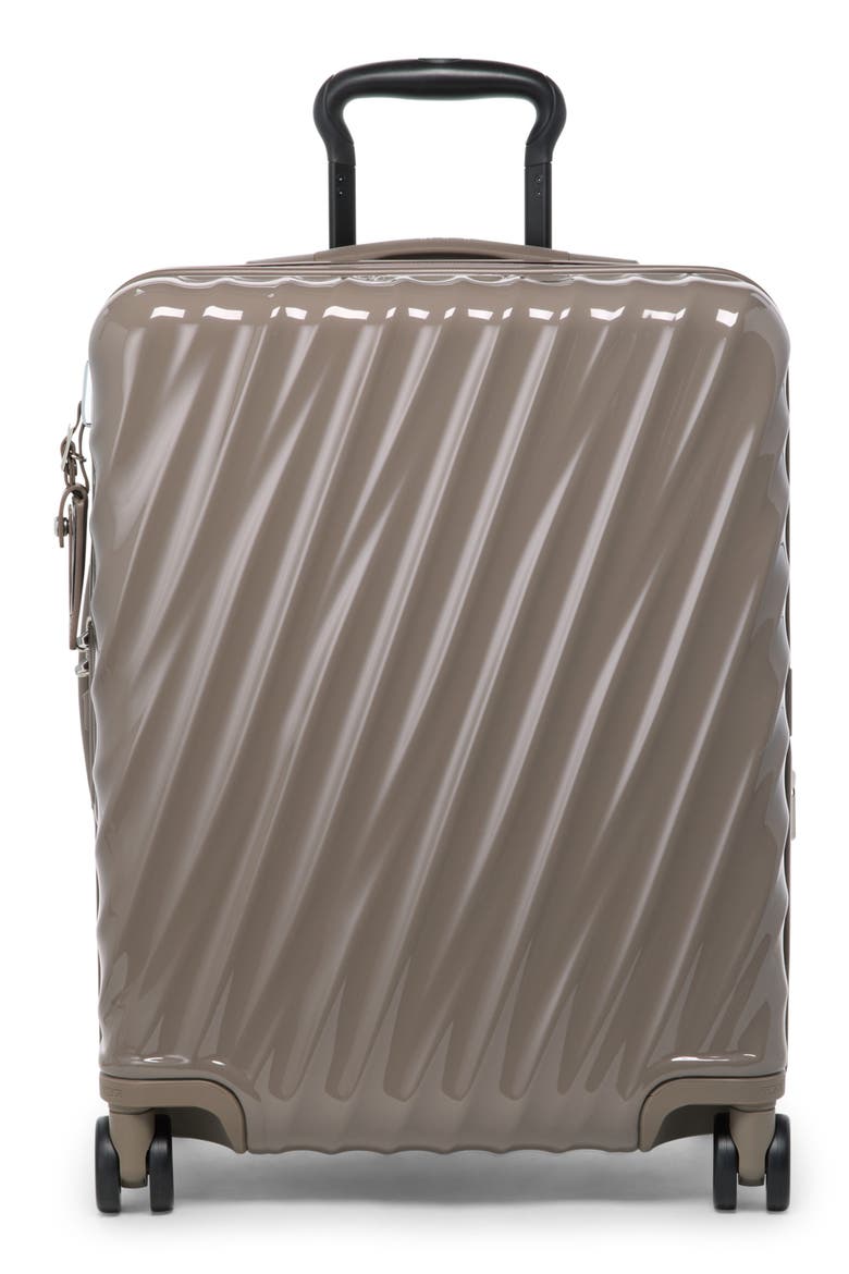19 Degree Continental Expandable 4-Wheel Carry-On, Main, color, MOON ROCK